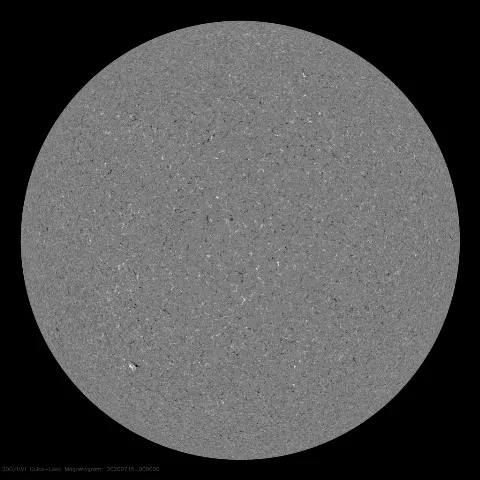 Image of Sun's magnetic field