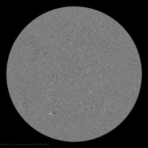 Image of Sun's magnetic field