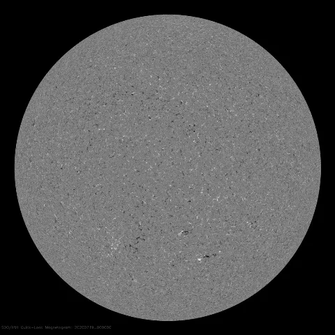 Image of Sun's magnetic field