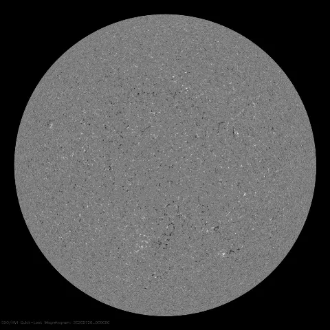 Image of Sun's magnetic field