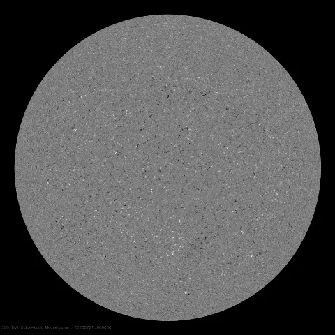 Image of Sun's magnetic field