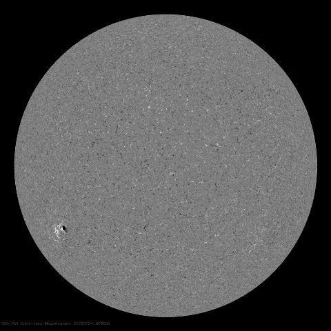 Image of Sun's magnetic field