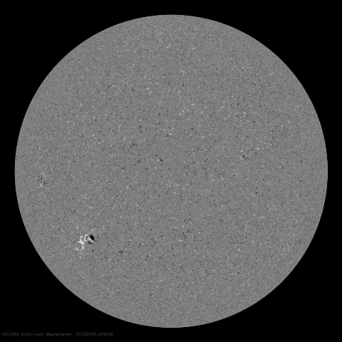 Image of Sun's magnetic field