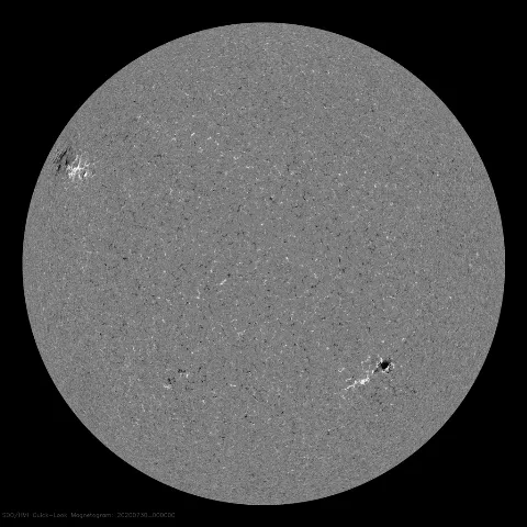 Image of Sun's magnetic field