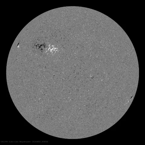 Image of Sun's magnetic field