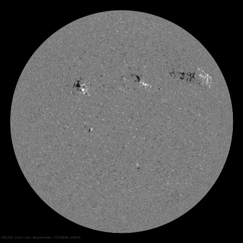 Image of Sun's magnetic field