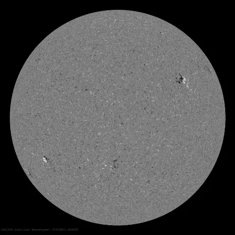 Image of Sun's magnetic field