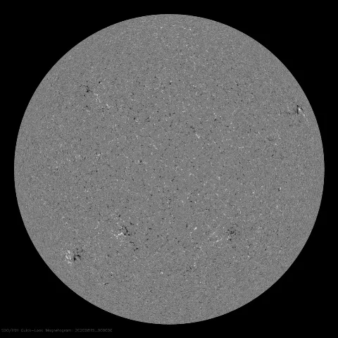 Image of Sun's magnetic field