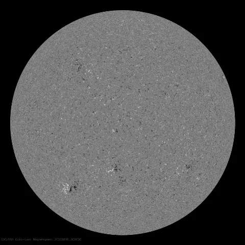 Image of Sun's magnetic field