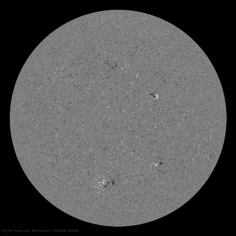 Image of Sun's magnetic field