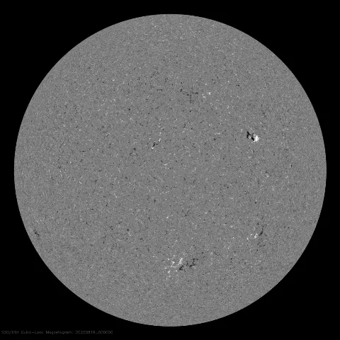 Image of Sun's magnetic field