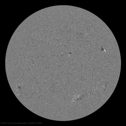 Image of Sun's magnetic field