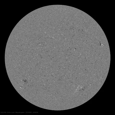 Image of Sun's magnetic field