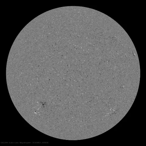 Image of Sun's magnetic field