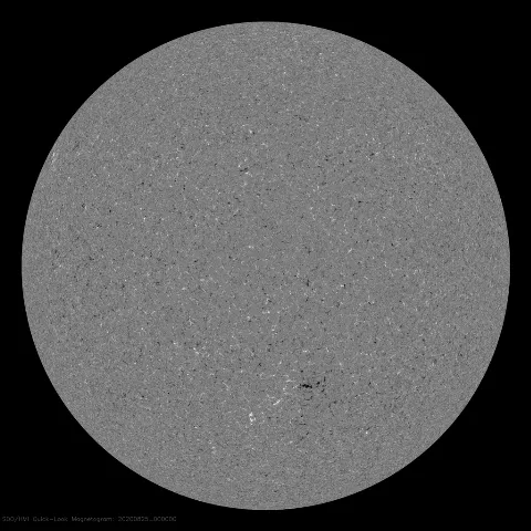 Image of Sun's magnetic field