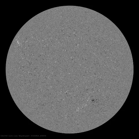 Image of Sun's magnetic field