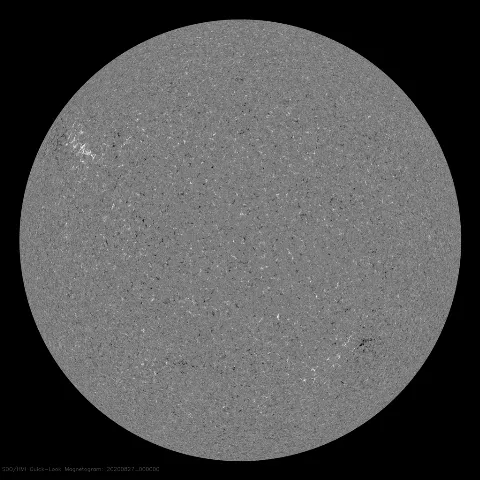 Image of Sun's magnetic field