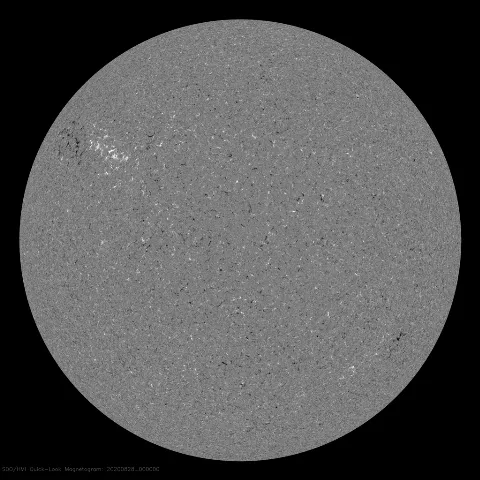 Image of Sun's magnetic field