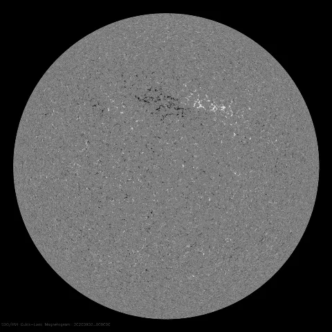 Image of Sun's magnetic field