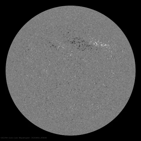 Image of Sun's magnetic field