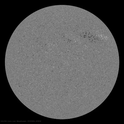 Image of Sun's magnetic field