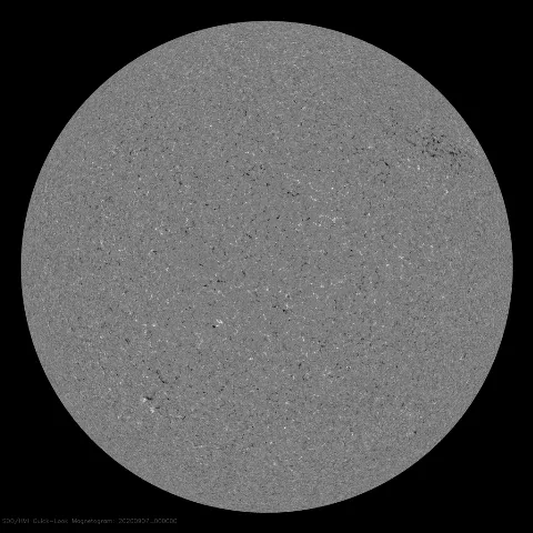 Image of Sun's magnetic field