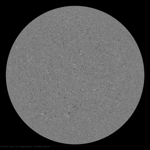 Image of Sun's magnetic field