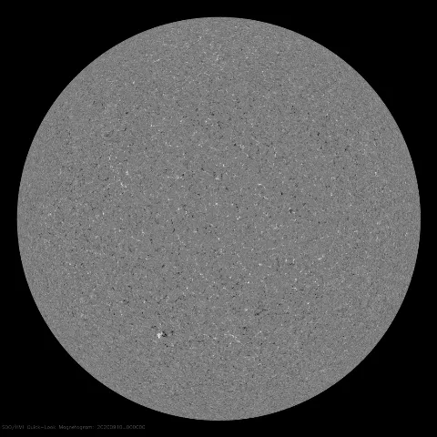 Image of Sun's magnetic field