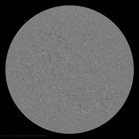 Image of Sun's magnetic field