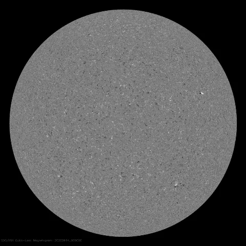 Image of Sun's magnetic field