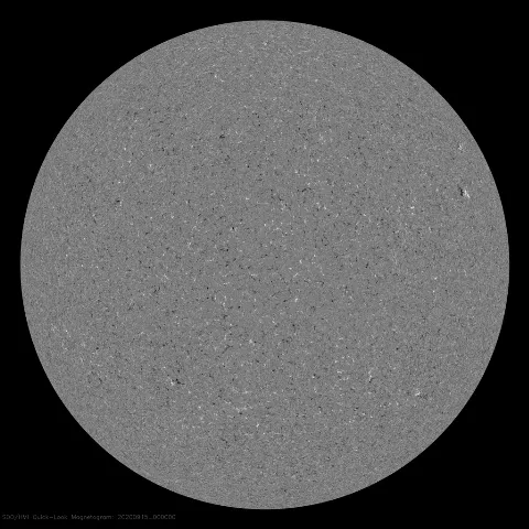 Image of Sun's magnetic field