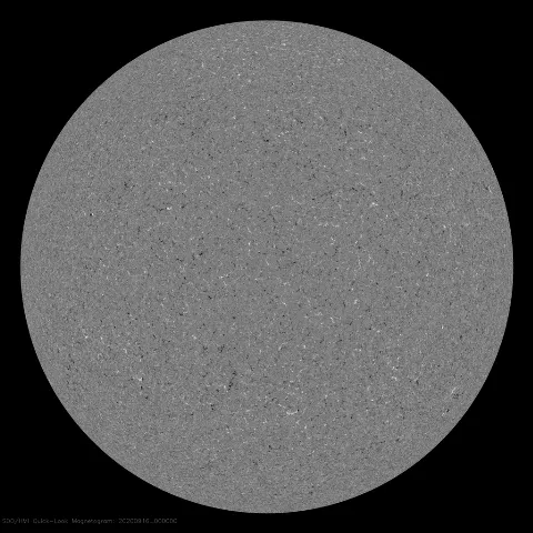 Image of Sun's magnetic field