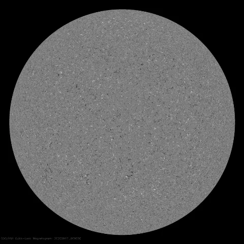 Image of Sun's magnetic field