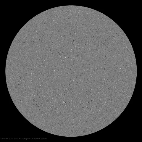 Image of Sun's magnetic field