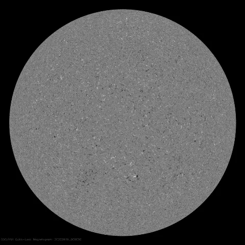 Image of Sun's magnetic field