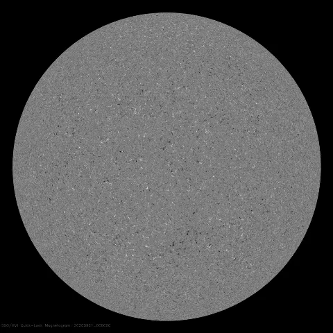 Image of Sun's magnetic field