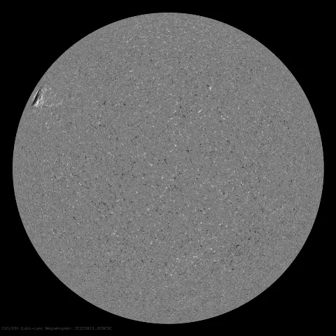 Image of Sun's magnetic field