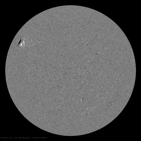 Image of Sun's magnetic field