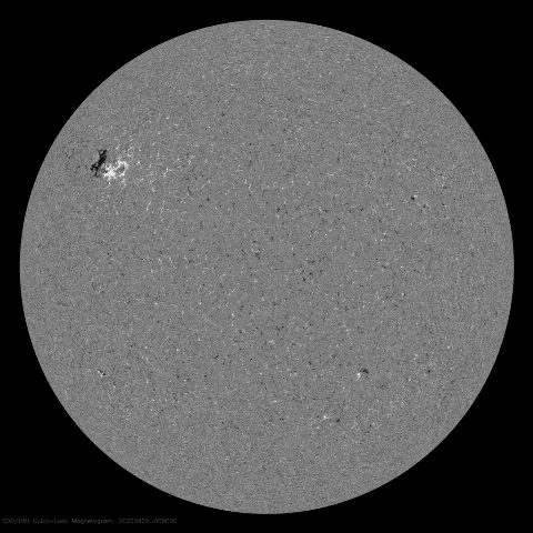 Image of Sun's magnetic field