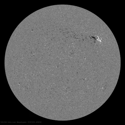 Image of Sun's magnetic field