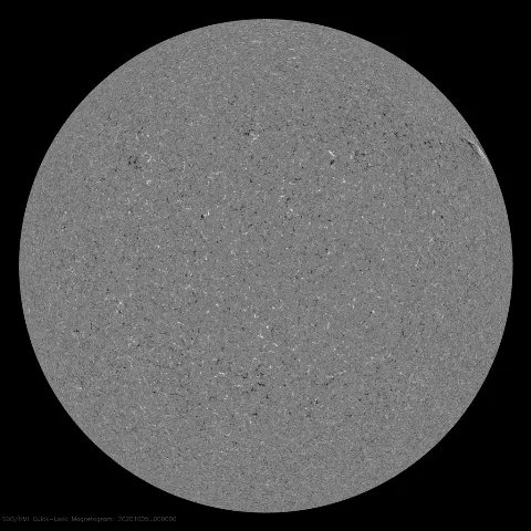 Image of Sun's magnetic field