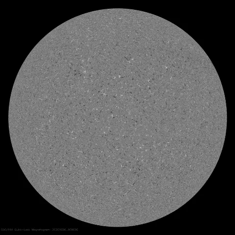 Image of Sun's magnetic field