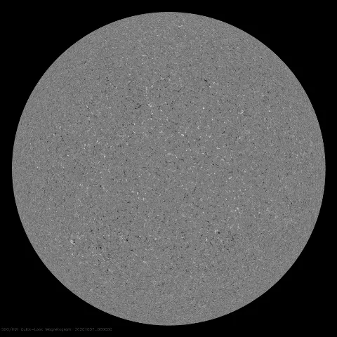 Image of Sun's magnetic field