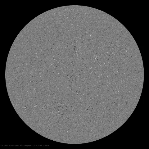 Image of Sun's magnetic field