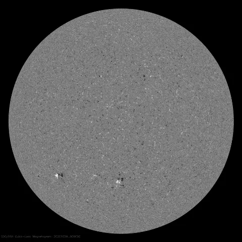 Image of Sun's magnetic field