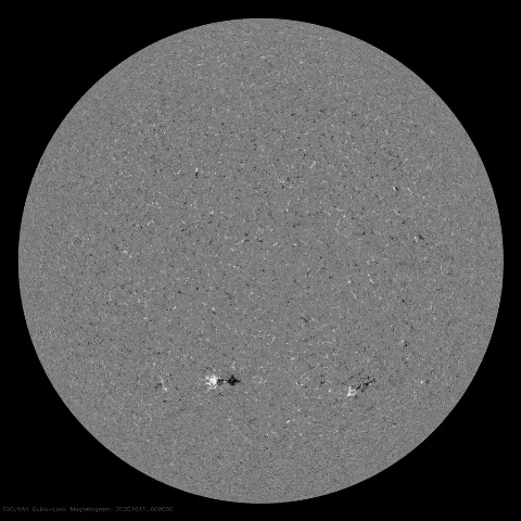 Image of Sun's magnetic field