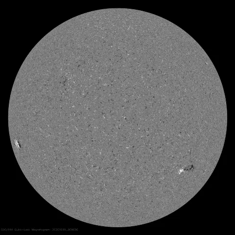 Image of Sun's magnetic field