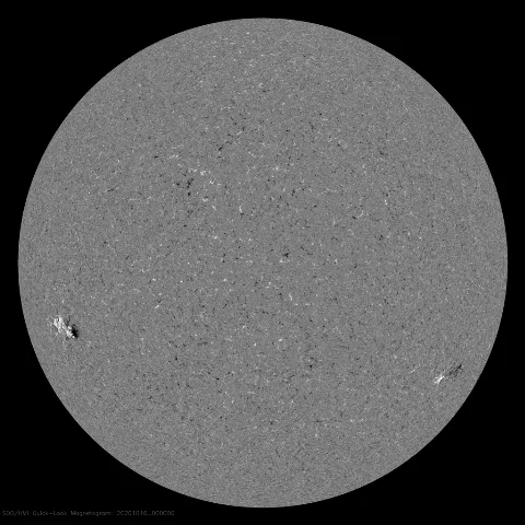 Image of Sun's magnetic field