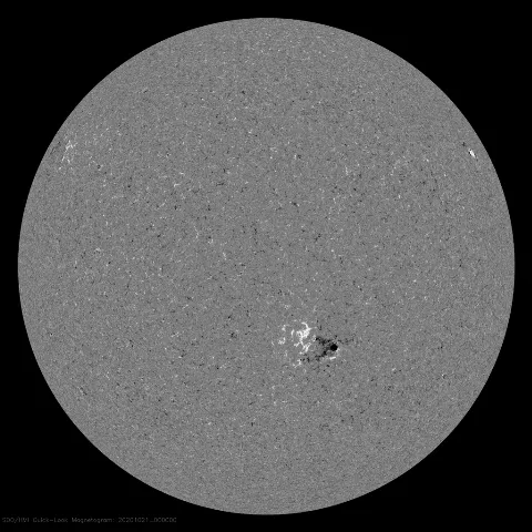 Image of Sun's magnetic field