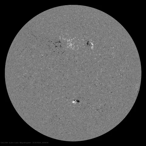 Image of Sun's magnetic field